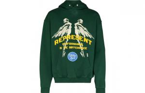 REPRESENT ПРЕДСТАВИТЬ Мужская толстовка, Зеленый