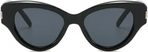 Женские солнцезащитные очки Melrose Fashion Cat Eye в винтажном стиле с защитой от солнца UV400 9803, Black