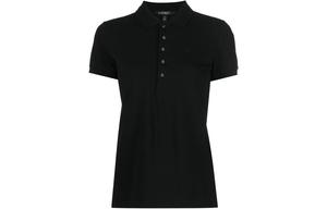 Футболка поло женская черная Ralph Lauren Purple Label