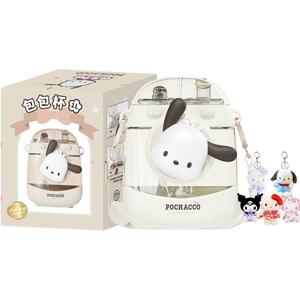 Пластиковые стаканы для воды Sanrio, Pacha Dog Water Cup + 1 Random Pendant