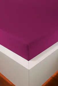 Простыня на резинке, трикотаж премиум-класса с эластаном, Eberle