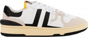 Кроссовки Lanvin Clay Low White Black, белый