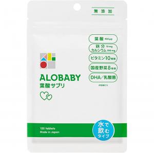 Фолиевая кислота с железом, кальцием и DHA Alobaby, 120 таблеток