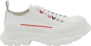 Кроссовки Alexander McQueen Wmns Tread Slick Lace Up White, белый