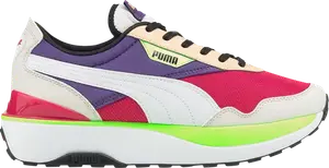 Кроссовки Puma Wmns Cruise Rider Flair Beetroot Purple Prism Violet, разноцветный