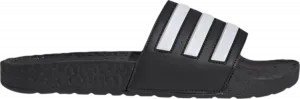 Сандалии Adidas Adilette Boost Slides 'Black White Stripes', черный