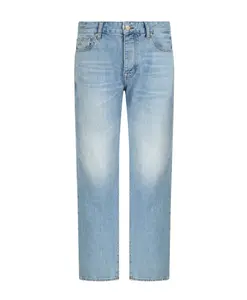 Мужские джинсы морковного кроя, светло-голубые. Armani Exchange, синий