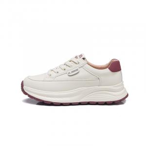 Bull charm Женские устойчивые к износу повседневные туфли на низком каблуке с эффектом увеличения роста - бежево-красные, цвет Beige Red