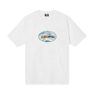 Футболка Stussy Gum Crush 2 Pigment Dyed Tee 'Natural', белый