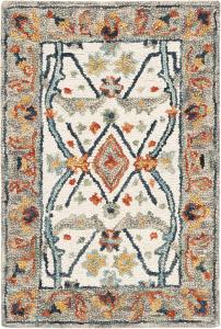 SAFAVIEH Aspen Collection ковер 61 x 92 см Ivory/Blue APN308A ручной работы бохо из шерсти