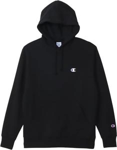 Мужская толстовка с длинным рукавом Champion C3-A127 из флиса и хлопка с логотипом USA Script, базовая модель, черный