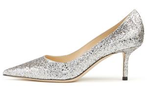 Туфли Jimmy Choo Love High Heels Women's Silver