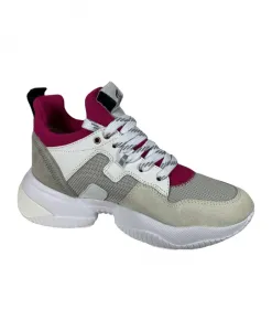 Итальянские туфли без шнурков с эффектом памяти Hogan, мультиколор