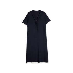 Женское платье с коротким рукавом ELLE, темно-синий