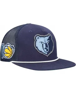 Мужская темно-синяя бейсболка Memphis Grizzlies Roper Trucker Snapback Mitchell & Ness