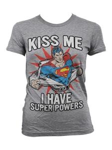 Рубашка серого цвета Superman