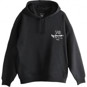 Толстовка с принтом логотипа Y 3 Y-3, черный