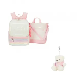 THE NORTH FACE Полиэстеровый набор рюкзак и сумка через плечо детский pink