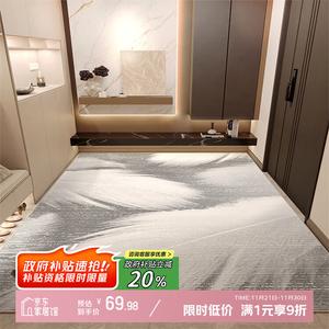 Y U-LIVE Ковер 100х120 см для прихожей и гостиной, не скользящий, нарезной, с мягкой текстурой, дышащий