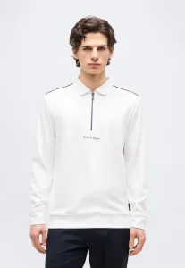 Толстовка rossmore с воротником и застежкой-молнией до середины груди Calvin Klein Golf, White