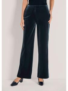 MADELEINE Элегантные брюки с роскошным оттенком, темно-синего цвета