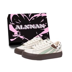 Alxnan Женские скейтерские кроссовки лоу-топ мятно-молочного цвета, цвет Mint Milk Color (Box)