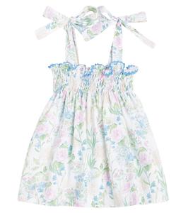 Топ из хлопка с цветочным принтом Ана La Coqueta, Ivory Floral