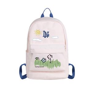 LINING Полиэстеровый рюкзак обычный унисекс бежевый, Beige