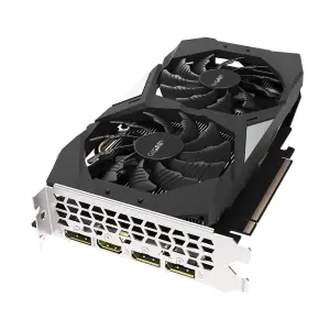 Видеокарта Gigabyte GeForce GTX 1660 OC, 6 ГБ, GV-N1660OC-6GD, черный