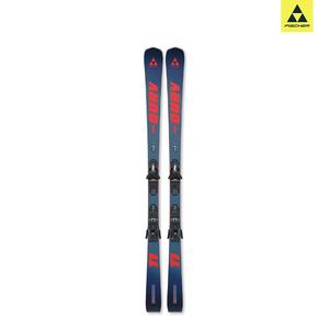 Fischer Мужские и женские продвинутые вращающиеся лыжи, модель THE CURV TI, 2024-2025, темно-синий/красный, 171 см