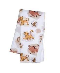 Детское одеяло Disney Baby Lion King Safari мягкое белое флисовое Lambs & Ivy