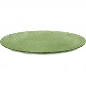 KOZIOL тарелка «CLUB PLATE, Ø 26 см, можно мыть в посудомоечной машине», (набор, 4 шт., набор из 4 шт.), изготовлена ​​из биоциркулярного пластика и древесины, сертифицированной FSC, без меламина, зеленый