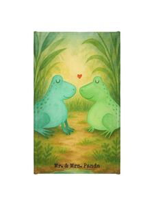 Mr. & Mrs. Panda Полотенце с изображением лягушки, без надписи, белого цвета