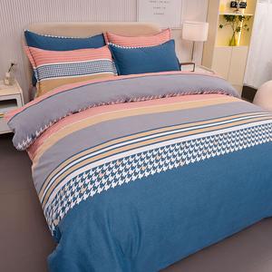 LUOLAI HOME Комплект постельного белья 3 предмета, простыня 120x200 см, пододеяльник 150x200 см, цвет modern city pink