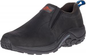Мужские кожаные слипоны Merrell Jungle Moc, противоскользящие, черный