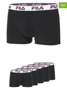 Fila Комплект из 5 боксерских трусов черного цвета