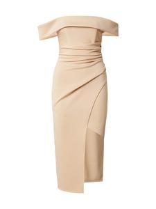 WAL G. Коктейльное платье 'VINCENZO' в цвете шампань