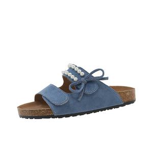 JEPSEN Женские противоскользящие шлепанцы слайдеры синие, цвет Blue