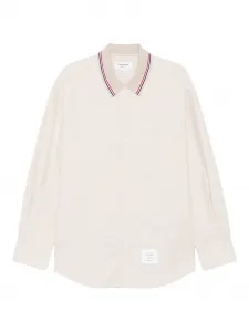 Рубашка на пуговицах THOM BROWNE, нейтральный