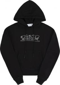 Худи Off-White Figure Of Speech Over Hoodie 'Black/White', черный