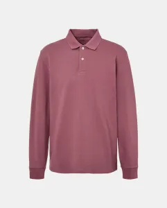 Поло с длинным рукавом пике для мужчин Dustin, розовый
