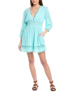 Платье La Blanca с V-образным вырезом, синий