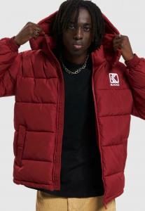 Зимняя куртка OG HOODED PUFFER Karl Kani, цвет dark red