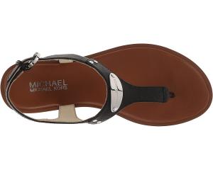 Сандалии MK Plate Thong MICHAEL Michael Kors, черный