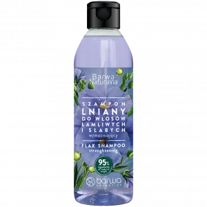 Barwa Naturalna льняной шампунь для ломких и ослабленных волос, 300 мл