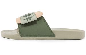 Шлепанцы унисекс Зеленые/коричневые Kappa