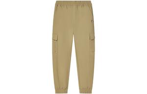 Fila Мужские повседневные брюки, цвет желтый, земляной, хаки, средней длины, с подворотами