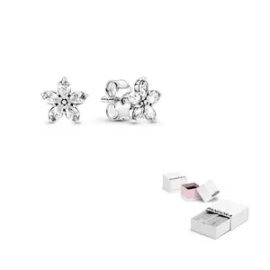 Pandora Серьги-гвоздики из стерлингового серебра 925 пробы