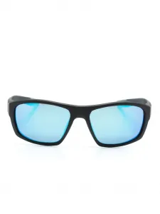 Солнцезащитные очки Brazen Boost M в прямоугольной оправе Nike, черный