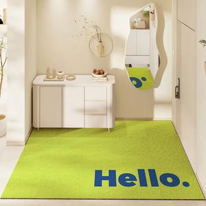 Dajiang Ковер 45x75 см из Silk Loop для прихожей, грязеотталкивающий, противоскользящий, для дома и улицы